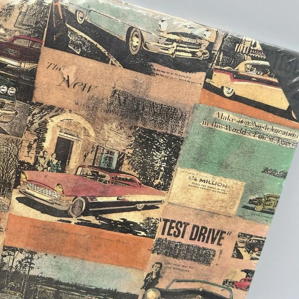Retro Vintage Classic Cars Scrapbook Photo Album 40 Pages Burnes of Boston 50s